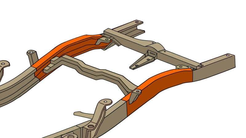 RustBuster — Rustbuster Over Axle Frame Section Right Side - view 4