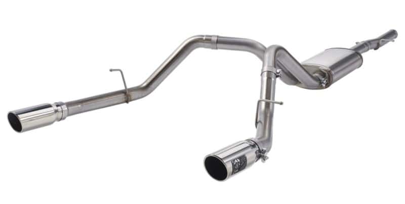 aFe — aFe Apollo GT Series 3 IN 409 SS Cat-Back Exhaust System w/ Polish Tip GM Sierra 1500 09-18
Cat-Back Exhaust - view 2