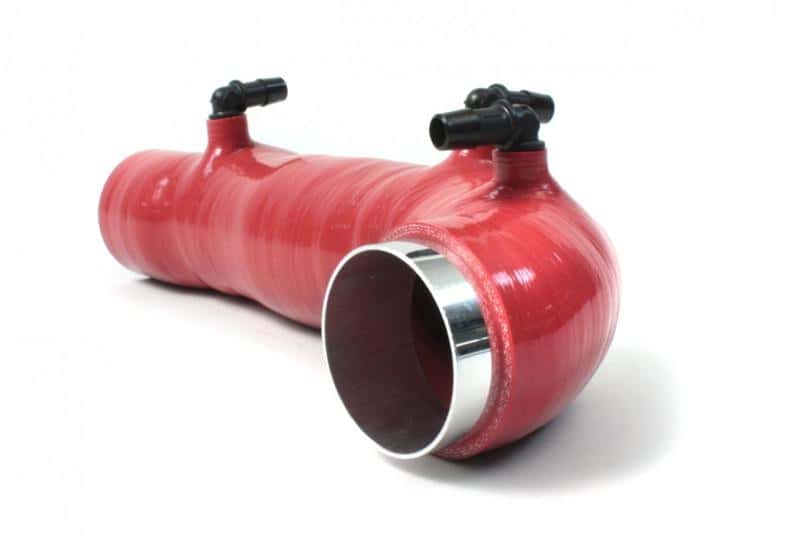 Perrin Performance — PERRIN 02-07 Subaru WRX / 04-21 STI / 04-08 Forester XT Turbo Inlet Hose - Red - view 2