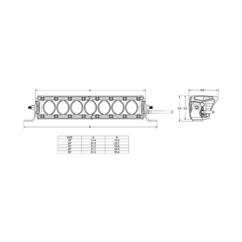 Rigid Industries — Rigid Industries Revolve 30in Bar w/Amber Trim Ring
REVOLVE 30IN; AMB
REVOLVE 30IN, AMB - view 14