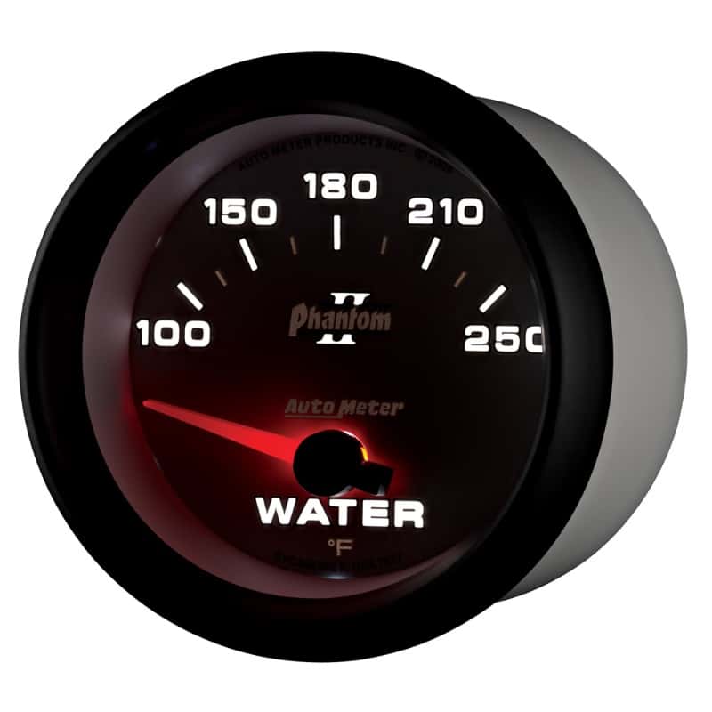 AutoMeter — Autometer Phantom II 2-5/8in 100-250 Degrees F Electrical Water Temperature Gauge
2-5/8" WATER TEMP, 1 - view 9