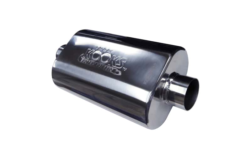 Kooks Headers — Kooks Universal 2 1/2in Center/Center Oval Muffler (4x8x12)
2-1/2in. Oval Muffle
2-1/2" Oval Muffler - view 2