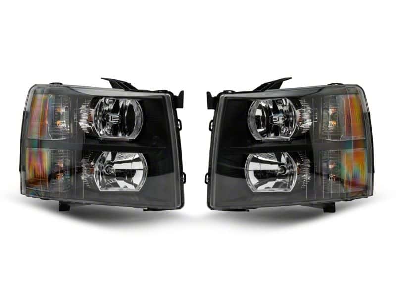 Raxiom — Raxiom 07-13 Chevrolet Silverado 1500 Euro Headlights- Blk Housing (Clear Lens)
Headlights - view 10