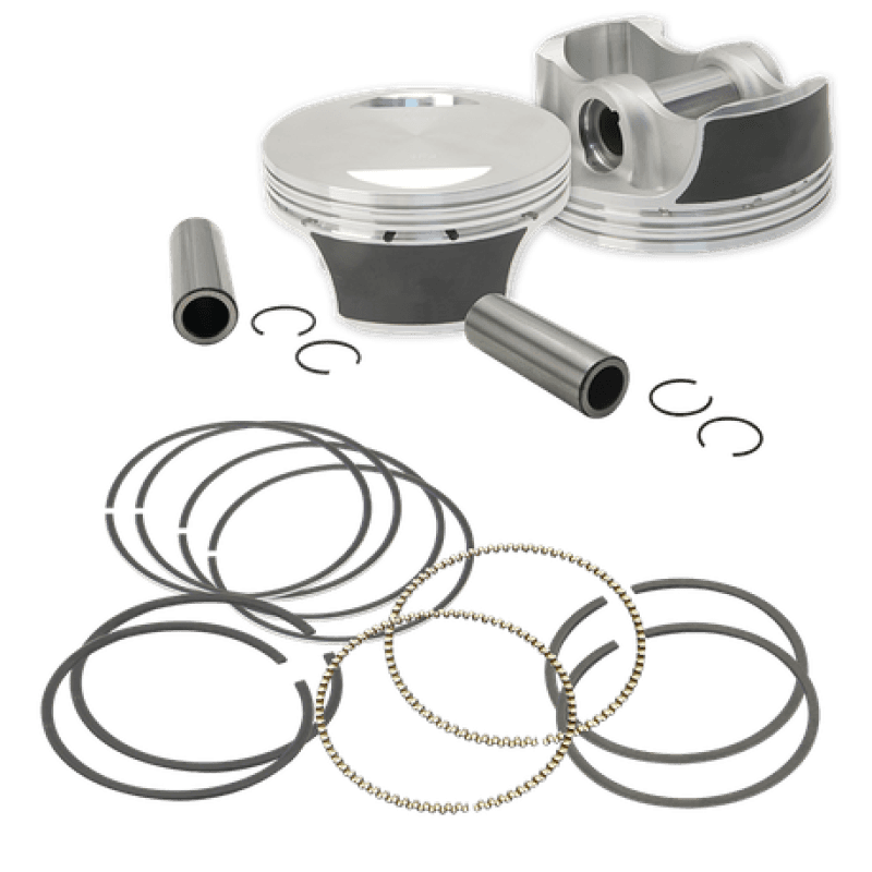 S&S Cycle — S&S Cycle 99-06 BT 3.927in Standard Bore 97in Big Bore Forged Piston Set - view 2