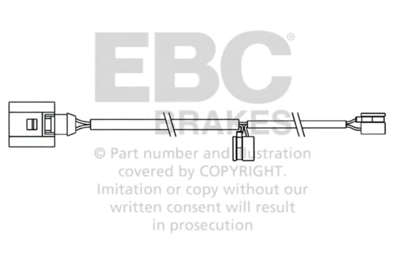 EBC — EBC 2008 Porsche Cayenne (1st Gen) 4.8L Turbo Rear Wear Leads
DscBrkPadWrSnsr - view 1