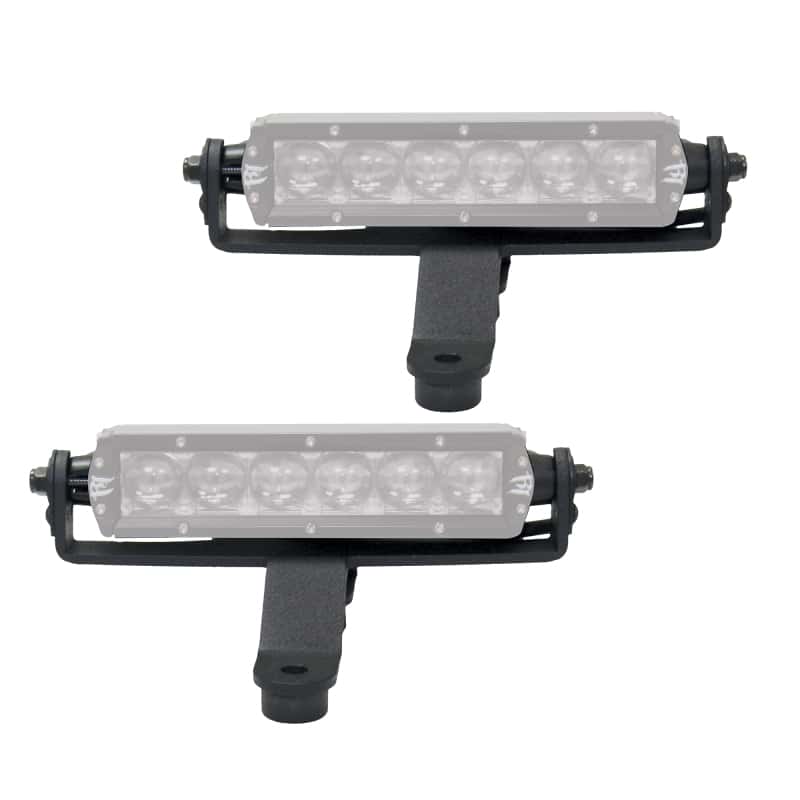 Go Rhino — Go Rhino 18-20 Jeep Wrangler JL/JLU/Gladiator JT Light Mount - Two 6in Single Tow
WS Cowl Mount - view 1