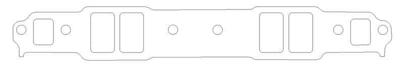 Cometic Gasket — Cometic Chevy Gen1 Small Block V8 .047in Fiber Intake Mani Gskt Set-1.240in x 2.100in Rectangle Port
Intake Gasket Set - view 1