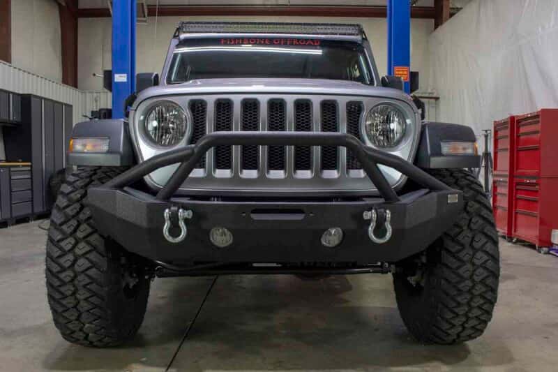 Fishbone Offroad — Fishbone Offroad 2018+ Jeep Wrangler JL Mid-Width Winch Front Bumper - view 23
