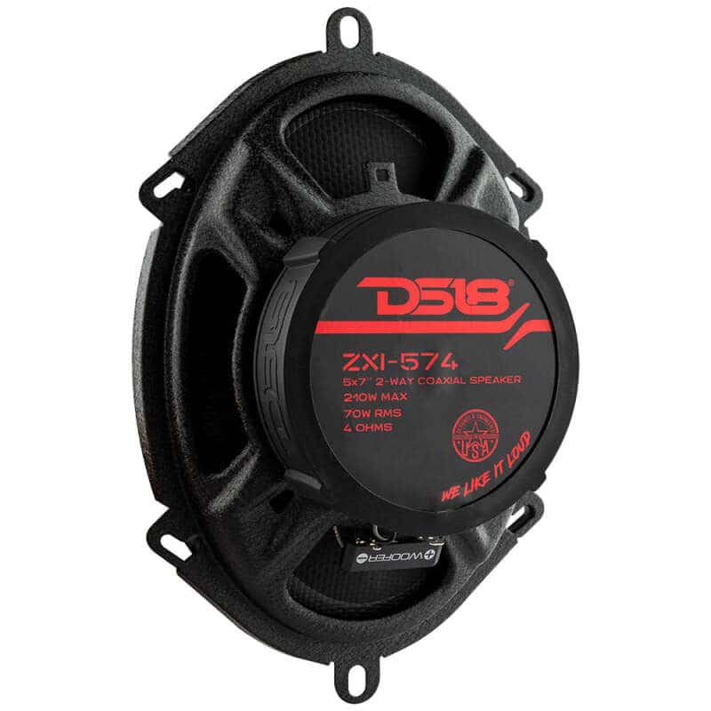 DS18 — DS18 5x7in 70 Watts RMS 4 ohm 2-Way Coaxial Speaker w/ Kevlar Cones - view 2