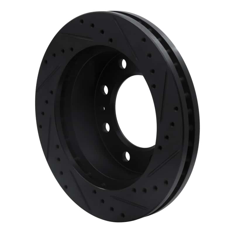 R1 Concepts — R1 01-25 Chevrolet Silverado 3500 Front Left Drilled & Slotted Black Brake Rotor
R1 Brake Rotor Drill - view 4