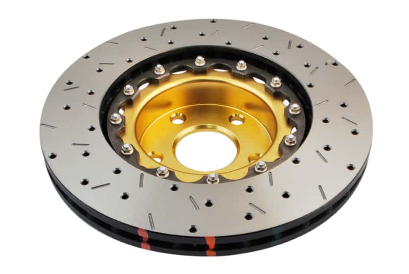 DBA — DBA 02-10 WRX / 13+ FR-S / 13+ BRZ Premium Front Drilled & Slotted 5000 Series Rotor w/ Gold Hat
5000 Series Rotor,GD
Brake Rotor - view 2