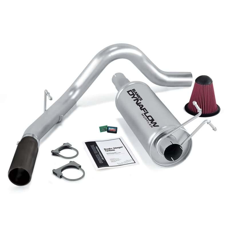 Banks Power — Banks Power 99-04 Ford 6.8L Ext/Crew Cab Stinger System w/ AutoMind - SS Single Exhaust w/ Black Tip
Power/Efficiency Sys
Stinger Bundle - view 2