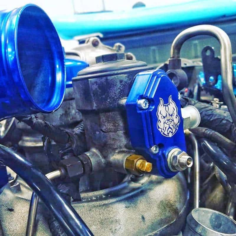 Sinister Diesel — Sinister Diesel 03-07 Ford Powerstroke 6.0L Blue Spring Kit with Adjustable Billet Spring Housing
Blue Spring Kit - view 7