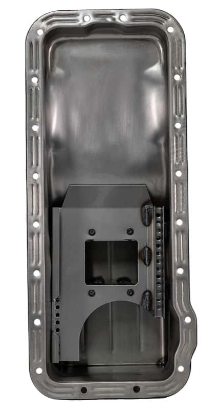 Moroso — Moroso Ford 352-428 FE (w/Front Sump) Deep Wet Sump 7qt 7.5in Steel Oil Pan - view 3