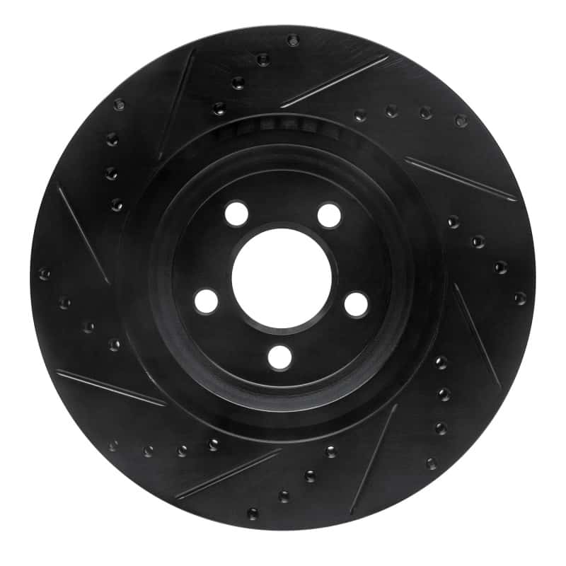 R1 Concepts — R1 09-23 Dodge Challenger Front Right Drilled & Slotted Black Brake Rotor
R1 Brake Rotor Drill - view 5