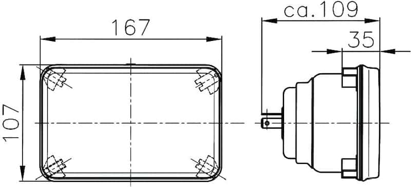 Hella — Hella Headlamp EINS FH GN MGS12 1KB - view 6