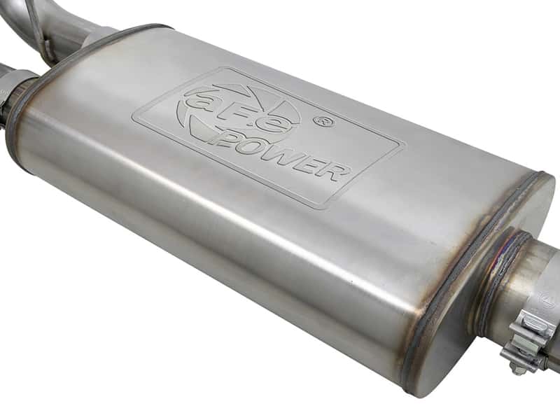 aFe — aFe MACHForce XP Exhausts Cat-Back SS-409 Nissan Titan XD 16-19 V8-5.6L - Black
Cat-Back Exhaust - view 3
