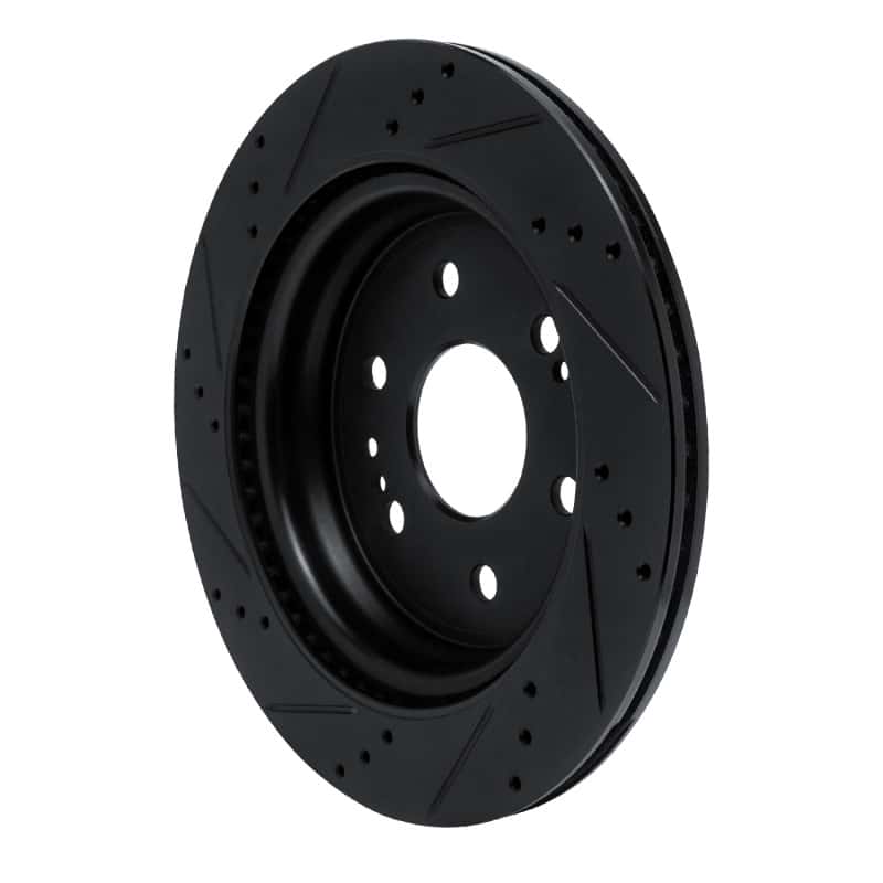 R1 Concepts — R1 19-25 Cadillac Escalade ESV Rear Right Drilled & Slotted Black Brake Rotor
R1 Brake Rotor Drill - view 4
