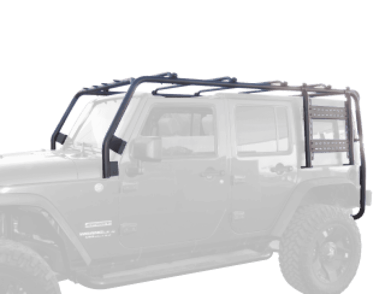 Body Armor 4x4 — Body Armor 4x4 07-18 Jeep Wrangler JK 4dr Roof Rack Frame Crossbars/Rails
Crossbars 2 - view 3