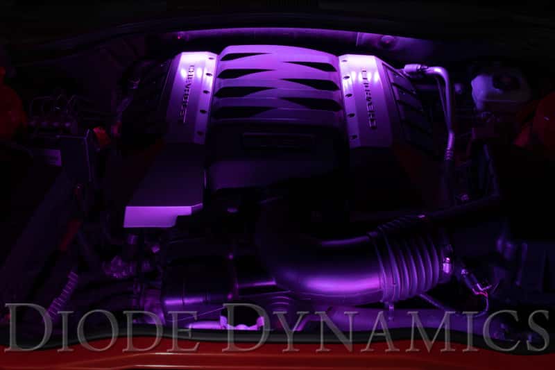 Diode Dynamics — Diode Dynamics RGBW Engine Bay Strip Kit 2pc Multicolor - view 4