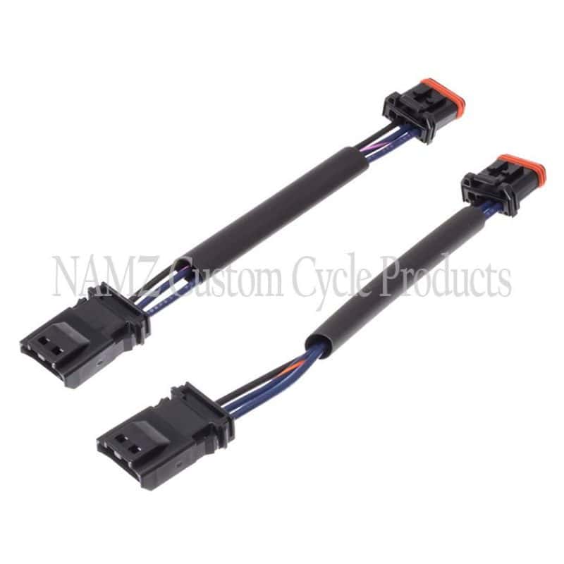 NAMZ — NAMZ 16-23 V-Twin Softail (Except FLSTC/FLSTN) Plug-N-Play Front Turn Signal Extension 12in. - view 1