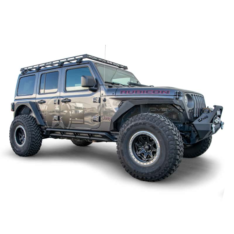 DV8 Offroad — DV8 Offroad 18-21 Jeep Wrangler JL 4-Door Roof Rack - view 5