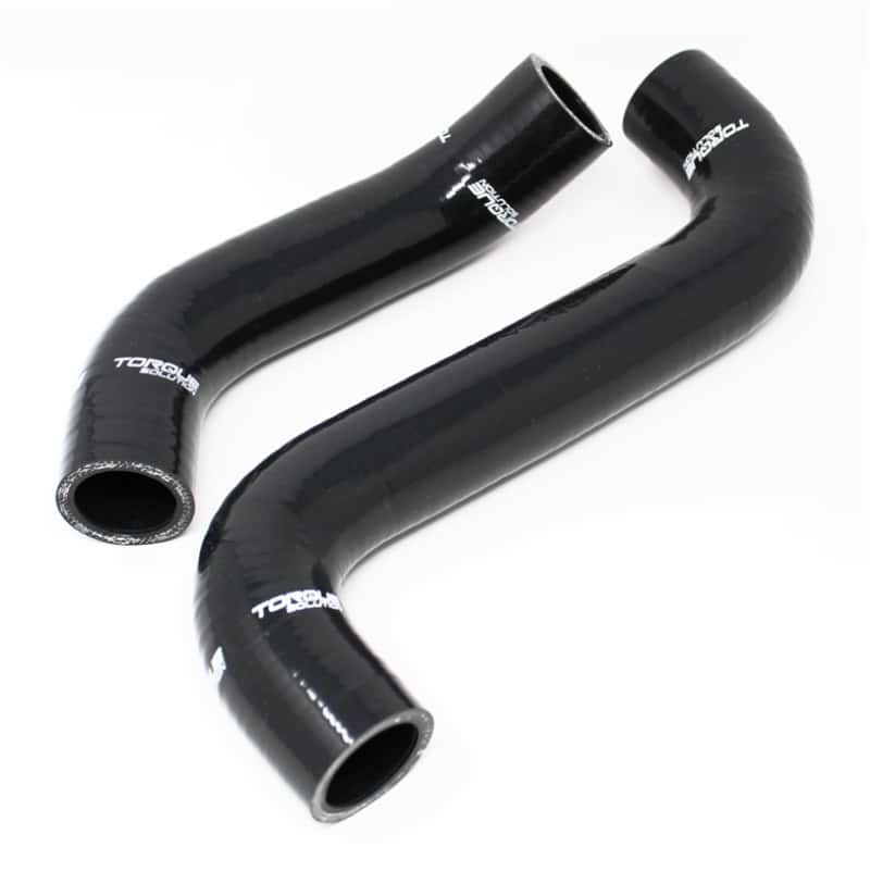 Torque Solution — Torque Solution 02-07 Subaru WRX / 04-07 STI Silicone Radiator Hose Kit - Black - view 1