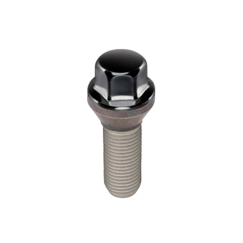 McGard — McGard Hex Lug Bolt (Cone Seat) M12X1.25 / 17mm Hex / 25.6mm Shank Length (Box of 50) - Black - view 2