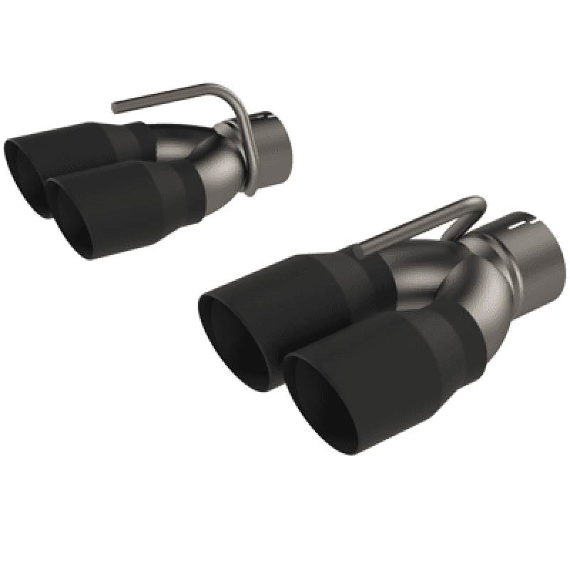 QTP — 2015-2023 Dodge Challenger 5.7L QTP Black Quad Tip Adapter
430015TB
 - view 1