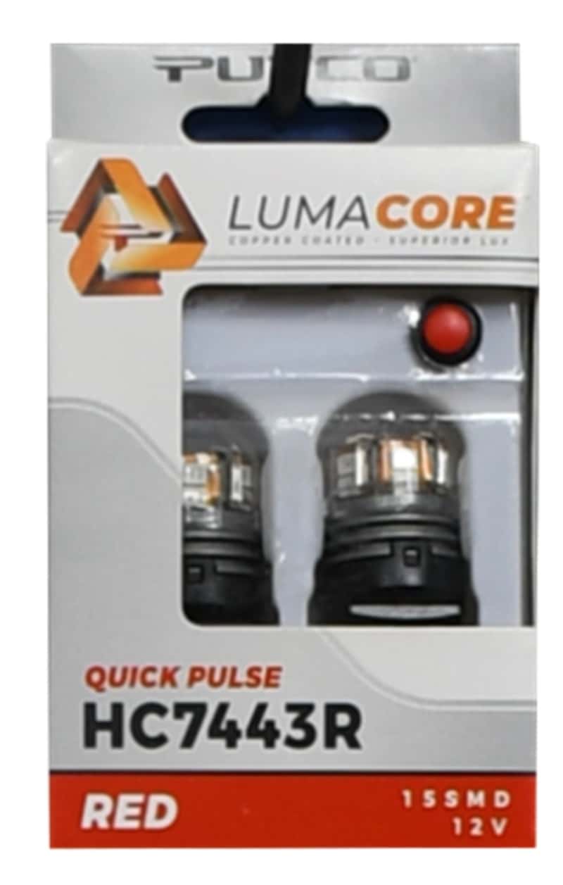 Putco — Putco LumaCore 7443 Red - Pair (x3 Strobe w/ Bright Stop)
Bulb - view 1