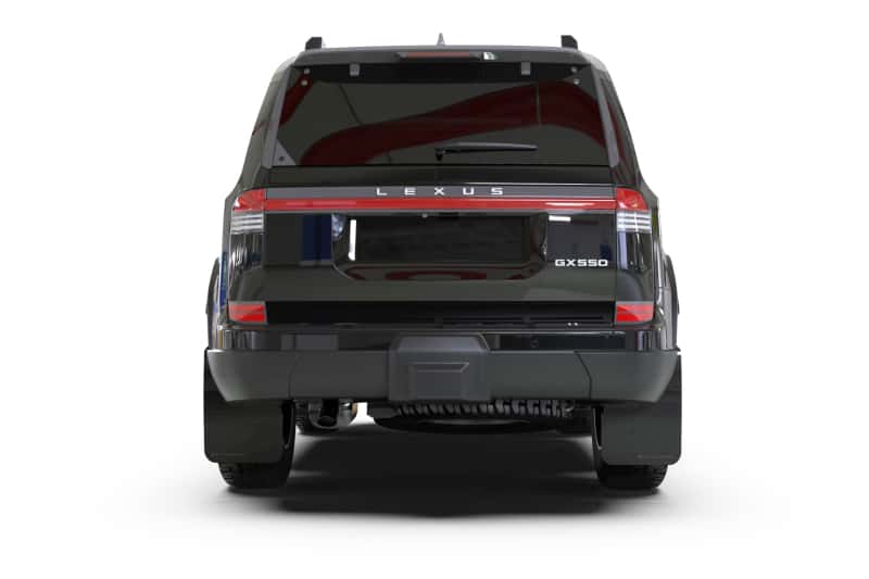 Rally Armor — Rally Armor 24-25 Lexus GX 550 Luxury Black UR Mud Flap - Silver Logo - view 6