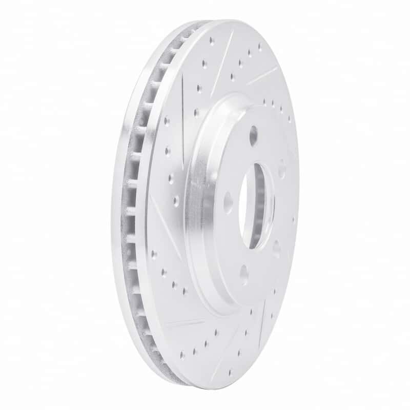 R1 Concepts — R1 05-05 Buick Park Avenue Front Left Drilled & Slotted Silver Brake Rotor
R1 Brake Rotor Drill - view 2