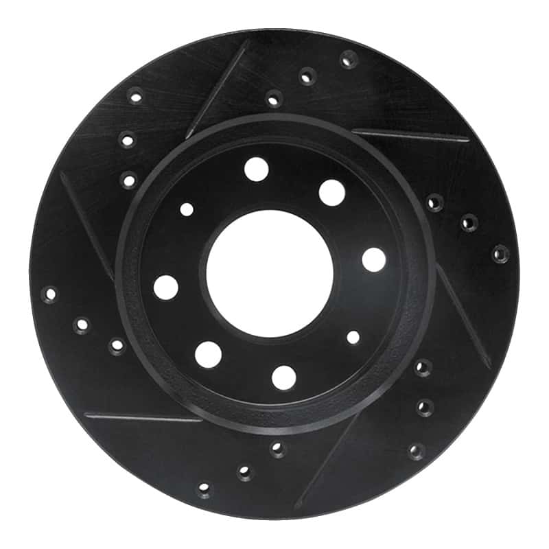 R1 Concepts — R1 88-07 Dodge Colt Front Right Drilled & Slotted Black Brake Rotor
R1 Brake Rotor Drill - view 5