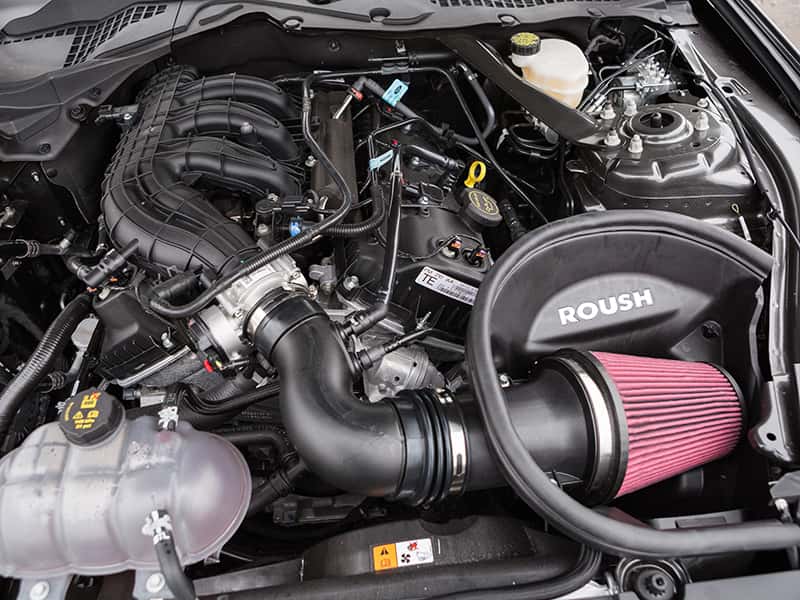 Roush — Roush 2015-2017 Ford Mustang 3.7L Cold Air Kit - view 2