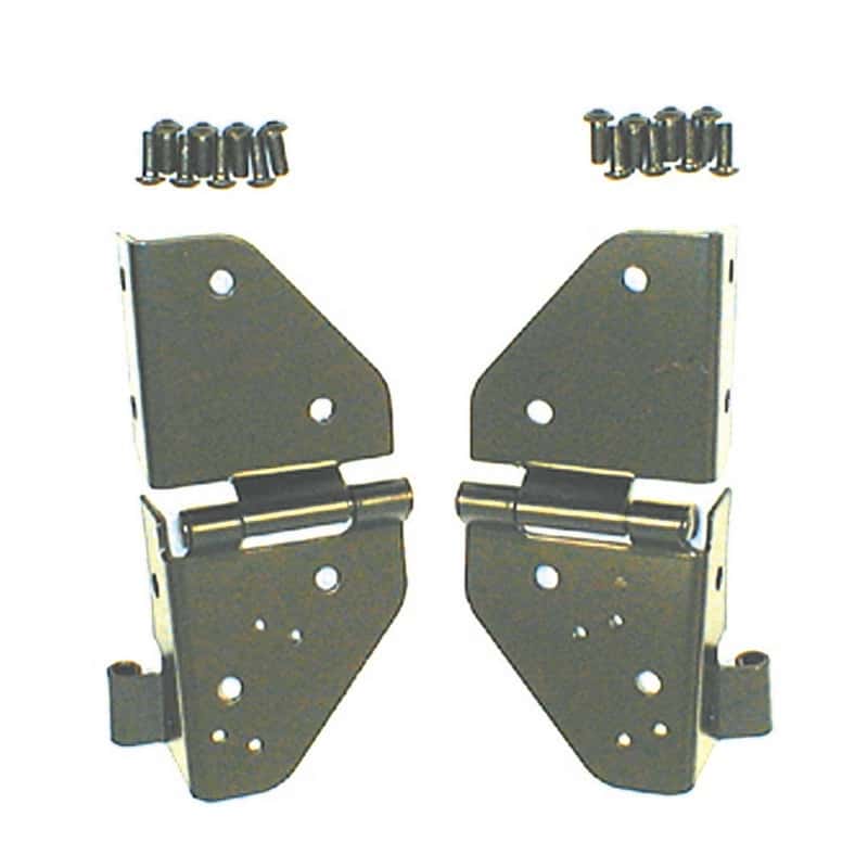 Rugged Ridge — Rugged Ridge 76-86 Jeep CJ / 87-95 Jeep Wrangler YJ Black Windshield Hinges
OFFROAD_EXTERIOR - view 2