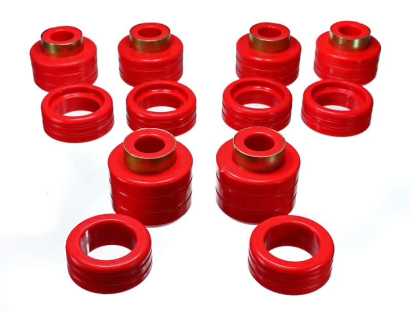 Energy Suspension — Energy Suspension Chevy Pickup 2&4Wd Body Mounts - Red
BodyMntBshKt - view 1