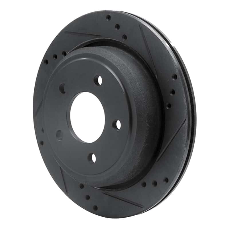 R1 Concepts — R1 10-11 Ford Ranger (USA/Canada) Rear Right Drilled & Slotted Black Brake Rotor
R1 Brake Rotor Drill - view 2
