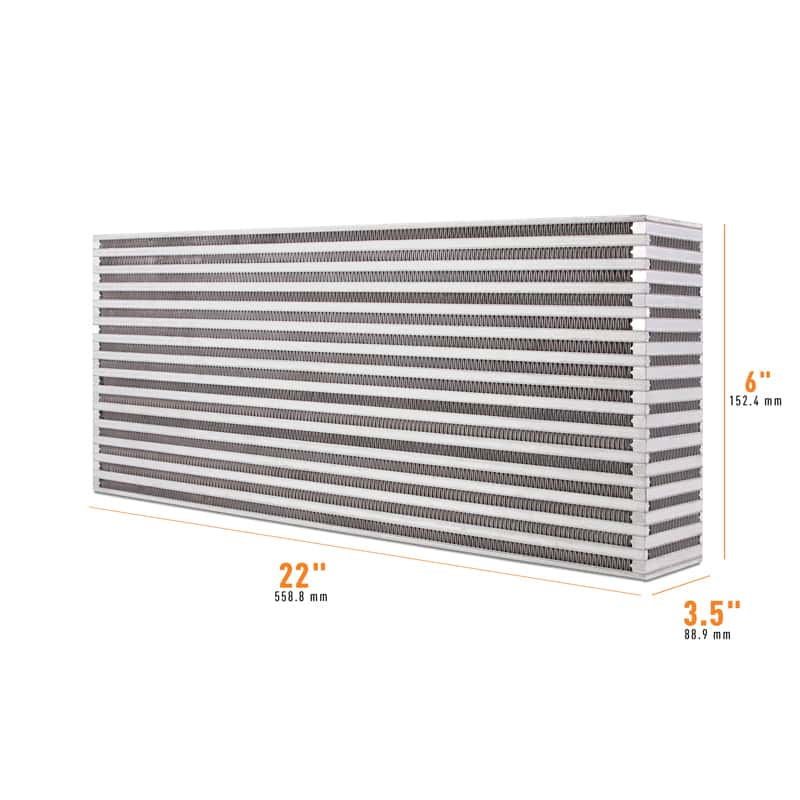 Mishimoto — Mishimoto Universal Air-to-Air Intercooler Core - 22in / 6in / 3.5in - view 1
