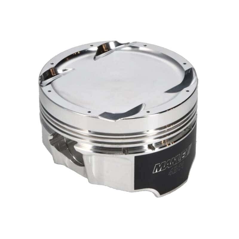 Manley Performance — Manley 08+ Mitsubishi 4B11T 86.5mm (+.5mm) -11cc Dome 9.0:1 CR Turbo Tuff Series Piston Set w/ Rings
Piston Set - view 1