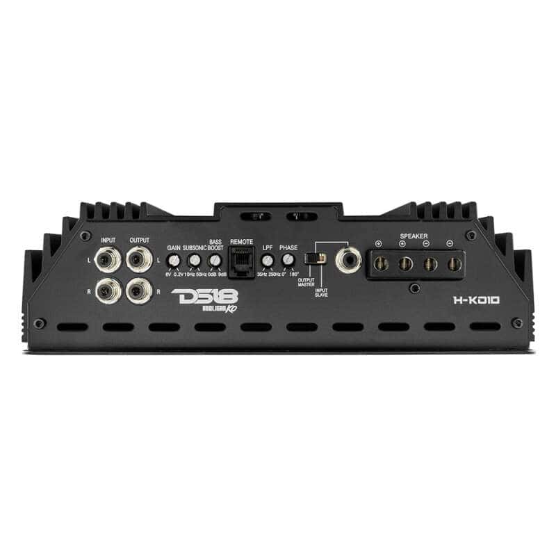 DS18 — DS18 1-Chnl Amp 18000 Burst/0.67ohm 10000/1ohm 5800/2ohm 3500/4ohm Watts RMS w/ Voltmeter Black - view 6