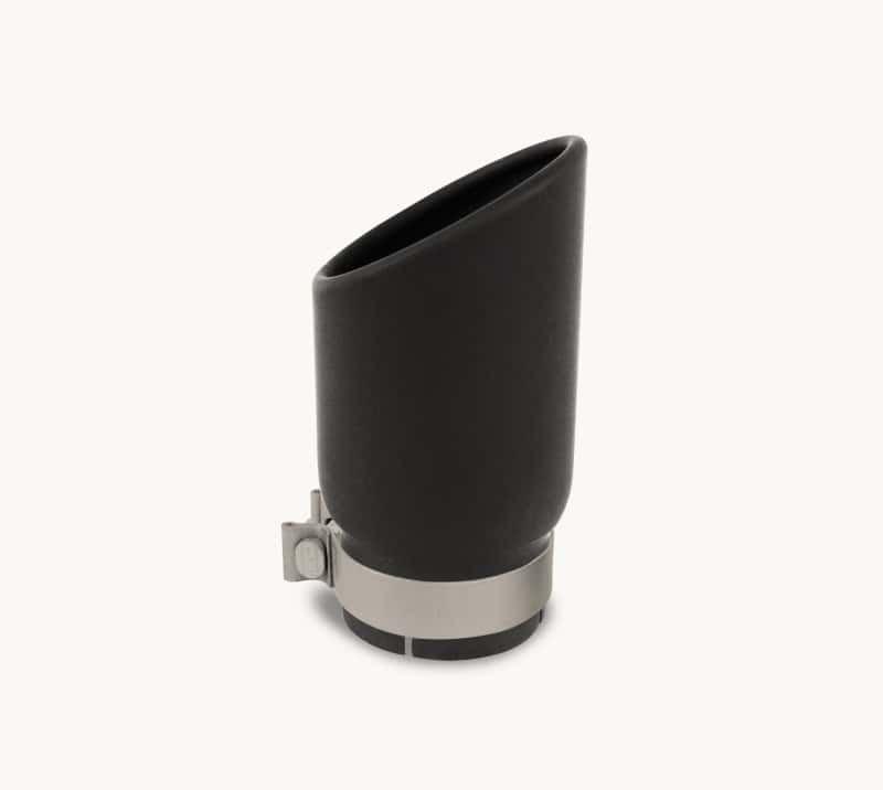 Go Rhino — Go Rhino Exhaust Tip - Black - ID 4in x L 10in x OD 5in
GR Black Exhaust Tip - view 1