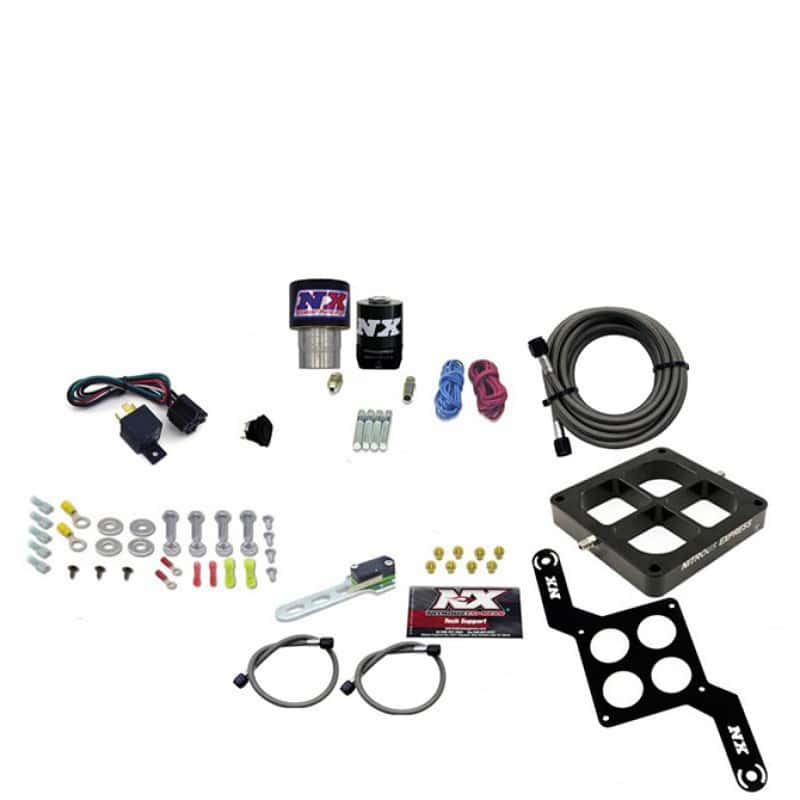 Nitrous Express — Nitrous Express Single Entry Crossbar RNC .178 4150 Flange Nitrous Kit (250-650HP) w/No Bottle
Injection System Kit
N2OSys - view 2