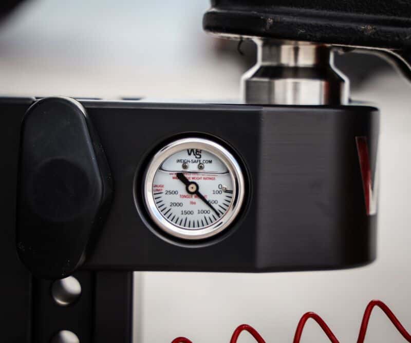 Weigh Safe — Weigh Safe 8in Drop Hitch w/Built-in Scale & 3in Shank (8K/21K GTWR) w/WS05 - Black Cerakote - view 2