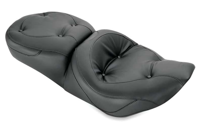 Mustang Motorcycle — Mustang 97-07 Harley Road King, 06-07 Road Glide, 00-05 Eagle Touring 1PC Seat Regal - Black - view 1