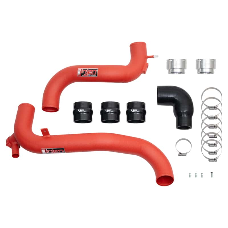 Injen — Injen 21-23 Ford Bronco L4-2.3L Turbo EcoBoost SES Intercooler Pipes Wrinkle Red - view 2