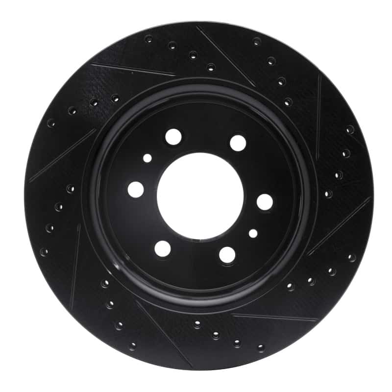 R1 Concepts — R1 07-21 Ford Expedition Front Left Drilled & Slotted Black Brake Rotor
R1 Brake Rotor Drill - view 5