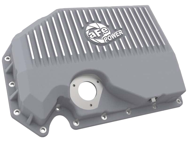 aFe — aFe 05-19 VW 1.8L/2.0L w/ Oil Sensor Engine Oil Pan Raw POWER Street Series w/ Machined Fins
Engine Oil Pan - view 3