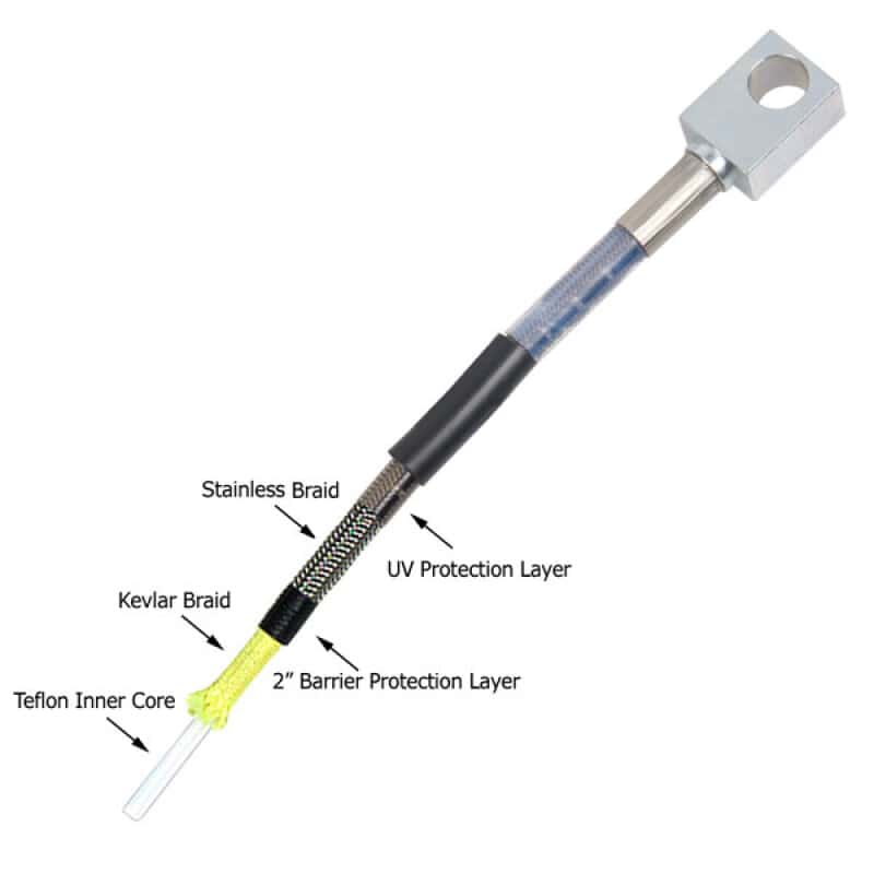 Synergy Mfg — Synergy 07-18 Jeep Wrangler JK/JKU Extended Front/Rear DOT Approved Brake Line Kit - view 3