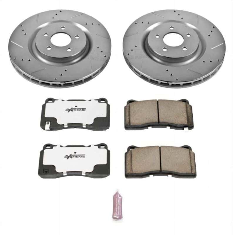 PowerStop — Power Stop 07-14 Ford Mustang Front Z26 Street Warrior Brake Kit - view 1