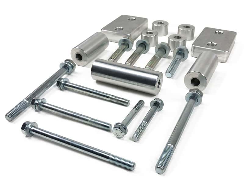 Tuff Country — Tuff Country 07-21 Toyota Tundra 4x4 (with TRD Pro Skid Plate) Front Skid Plate Drop Kit
Skid Plate Spacer Ki - view 1